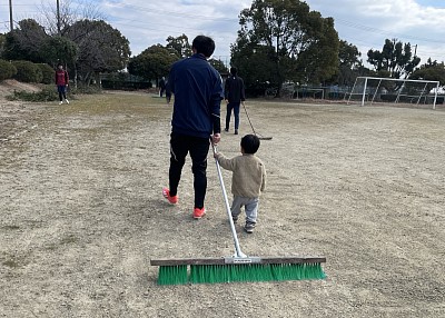 グラウンド整備